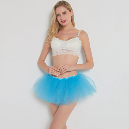 Skirt Tutu Skirt Princess Dress Five Layer Ballet Dance Skirt