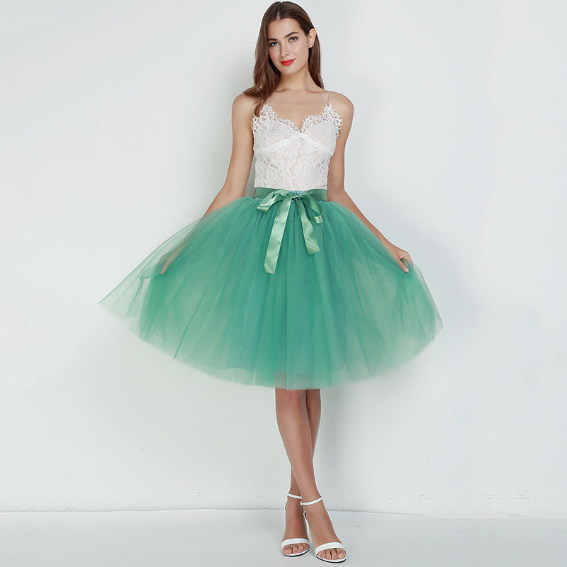 7 Layers Tulle Skirt Formal Dress Skirt Ballet Gauze Skirt Tutu Tulle Skirt Exclusive for