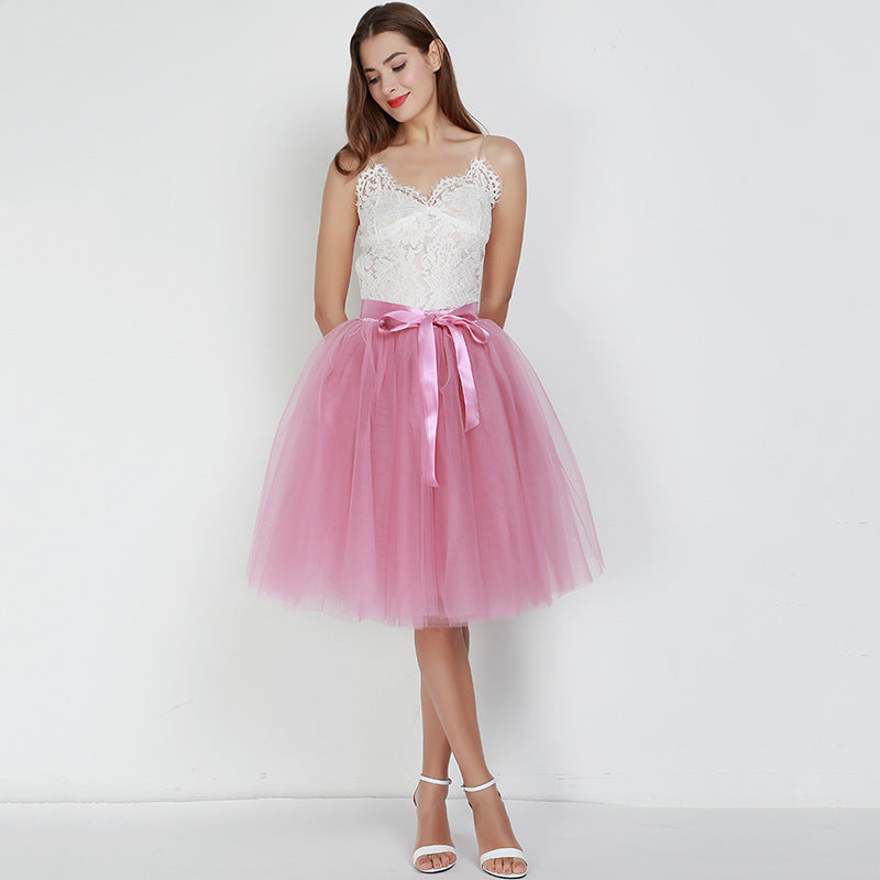 7 Layers Tulle Skirt Formal Dress Skirt Ballet Gauze Skirt Tutu Tulle Skirt Exclusive for