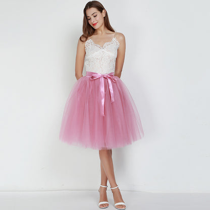 7 Layers Tulle Skirt Formal Dress Skirt Ballet Gauze Skirt Tutu Tulle Skirt Exclusive for