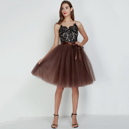 7 Layers Tulle Skirt Formal Dress Skirt Ballet Gauze Skirt Tutu Tulle Skirt Exclusive for