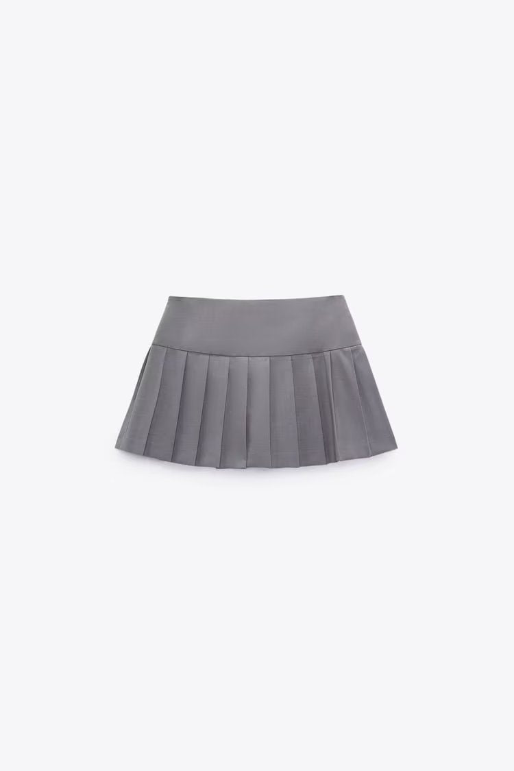 Skirt Women Summer A Line High Waist Slimming Pleated Skirt Small Sexy Skirt