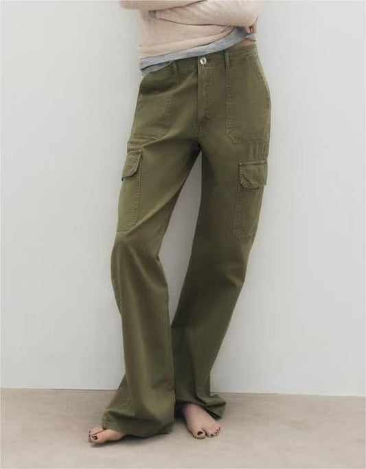 Spring Urban Casual Golden Button Decoration Wide Leg Ankle Jeans Women