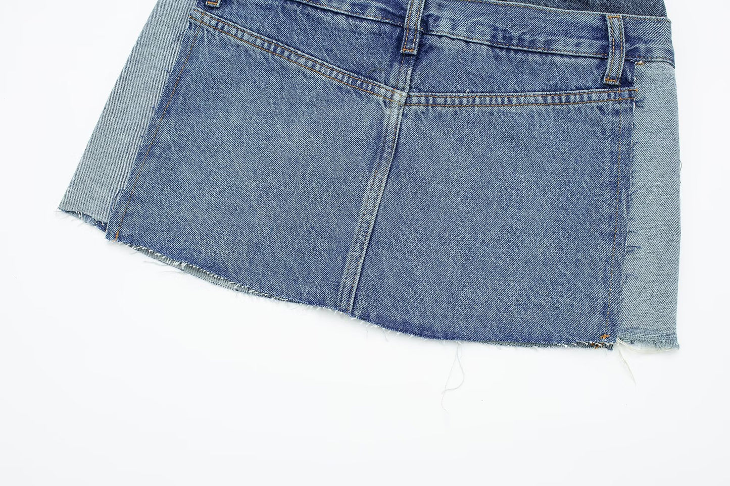 Summer Women Clothing Retro High Waist Denim Mini Skirt