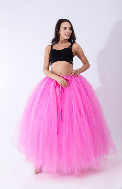 Pettiskirt Tutu Gauze Skirt Stage Performance Gauze Skirt Pregnant Women Photo Skirt