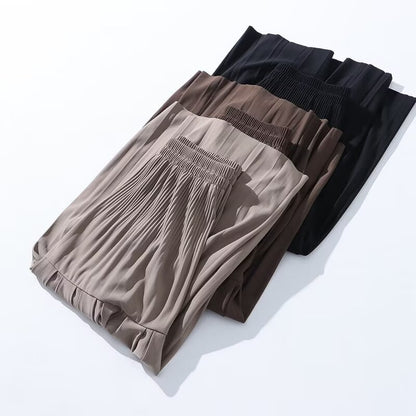 Autumn Casual Simple Skirt Fashionable Stylish Women Skirt High Waist Stitching A line Skirt