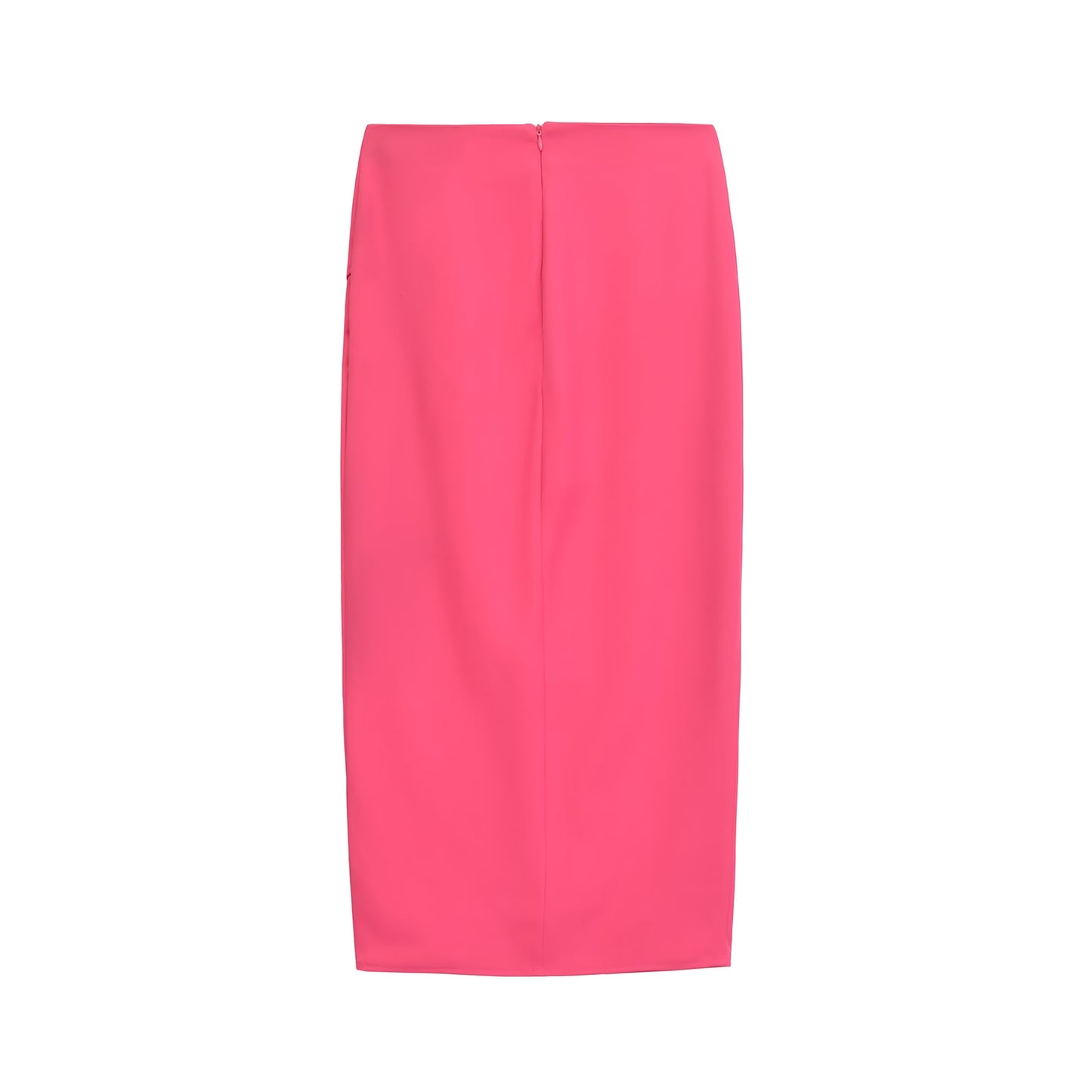 Spring French Minority High Waist Slit Hip Skirt