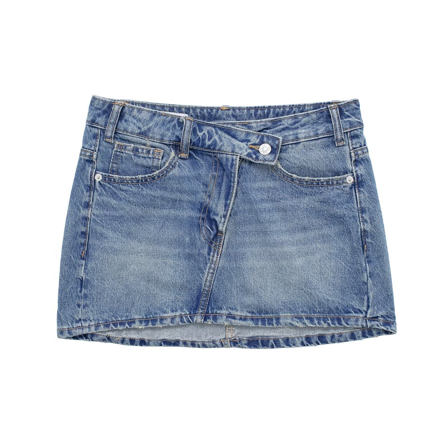 Summer Women Low Waist All Matching Jeans Mini Skirt