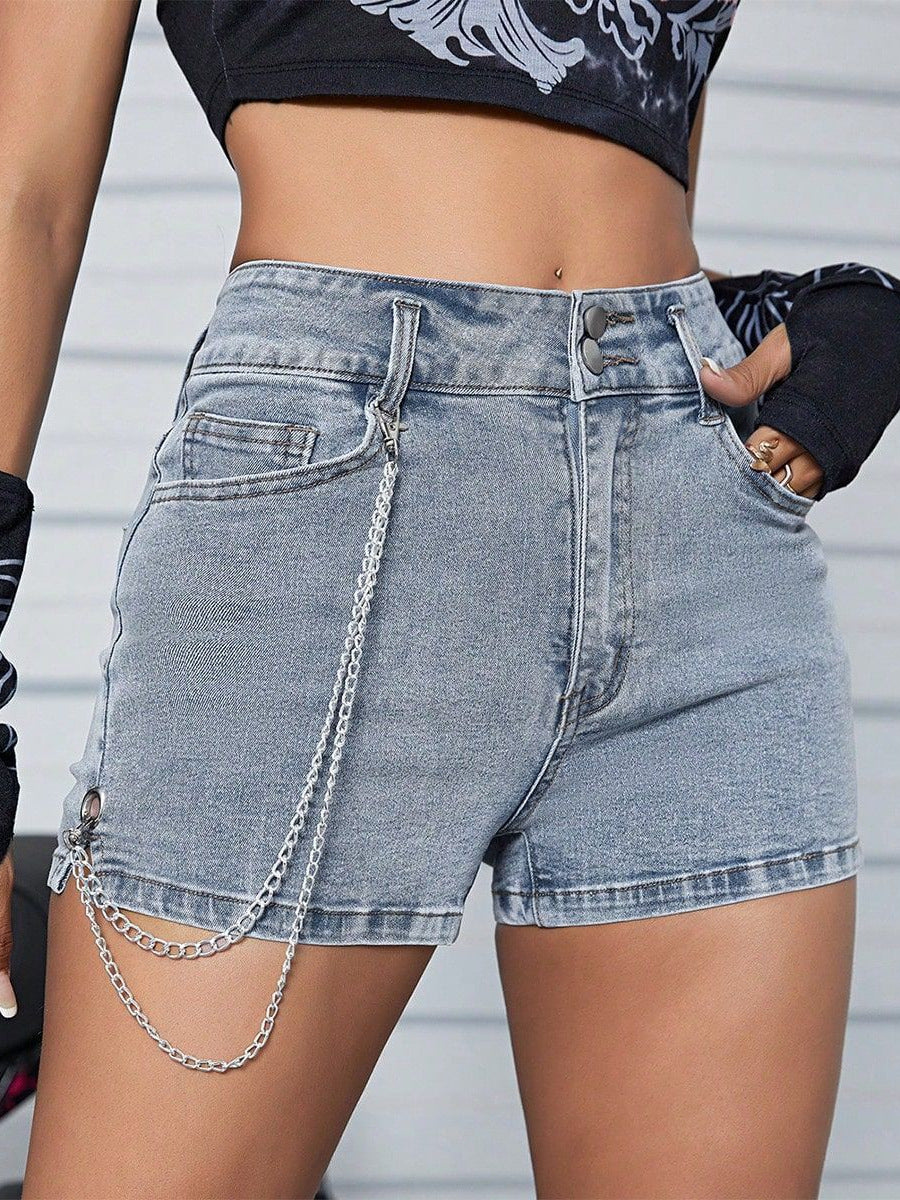 Sexy High Waist Denim Shorts Pants Trendy Tight Hip Wrapped Pants