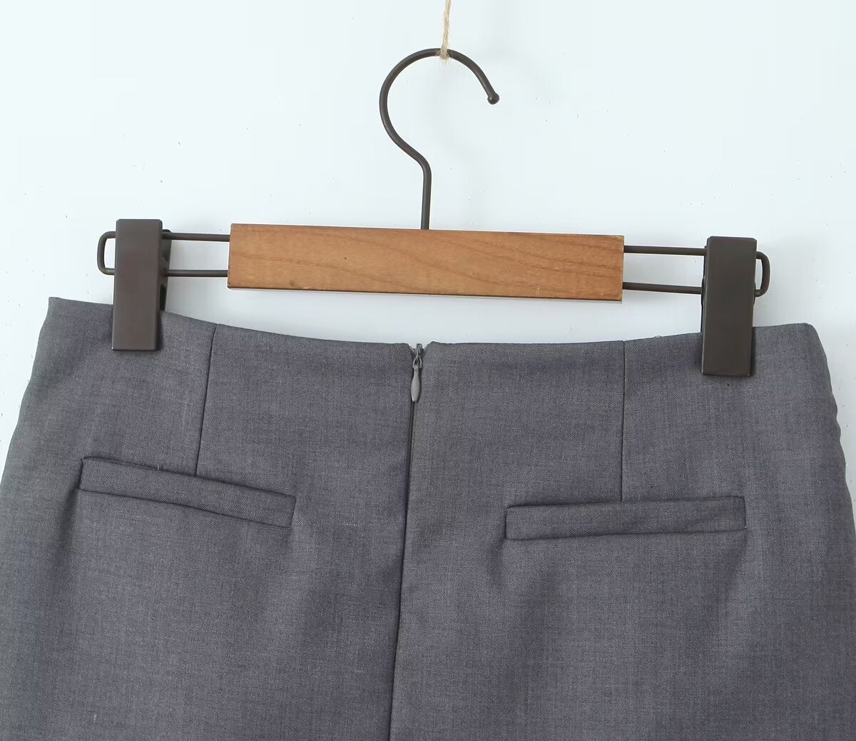 Jupe-pantalon bidirectionnelle pour femme, jupe trapèze sexy coréenne d'été à taille basse et enveloppée dans les hanches