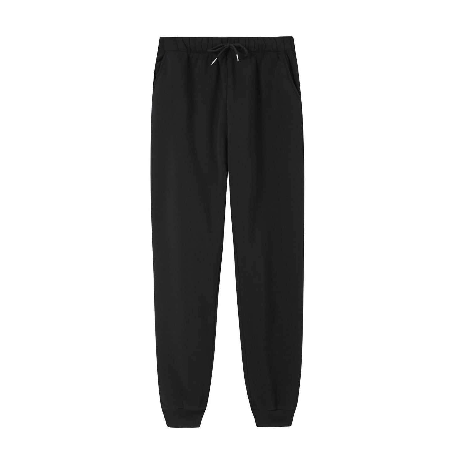 Pantalon de sport d'hiver doublé en polaire pour femme Pantalon de survêtement amincissant assorti pour enfant avec bande à la cheville pour automne et hiver