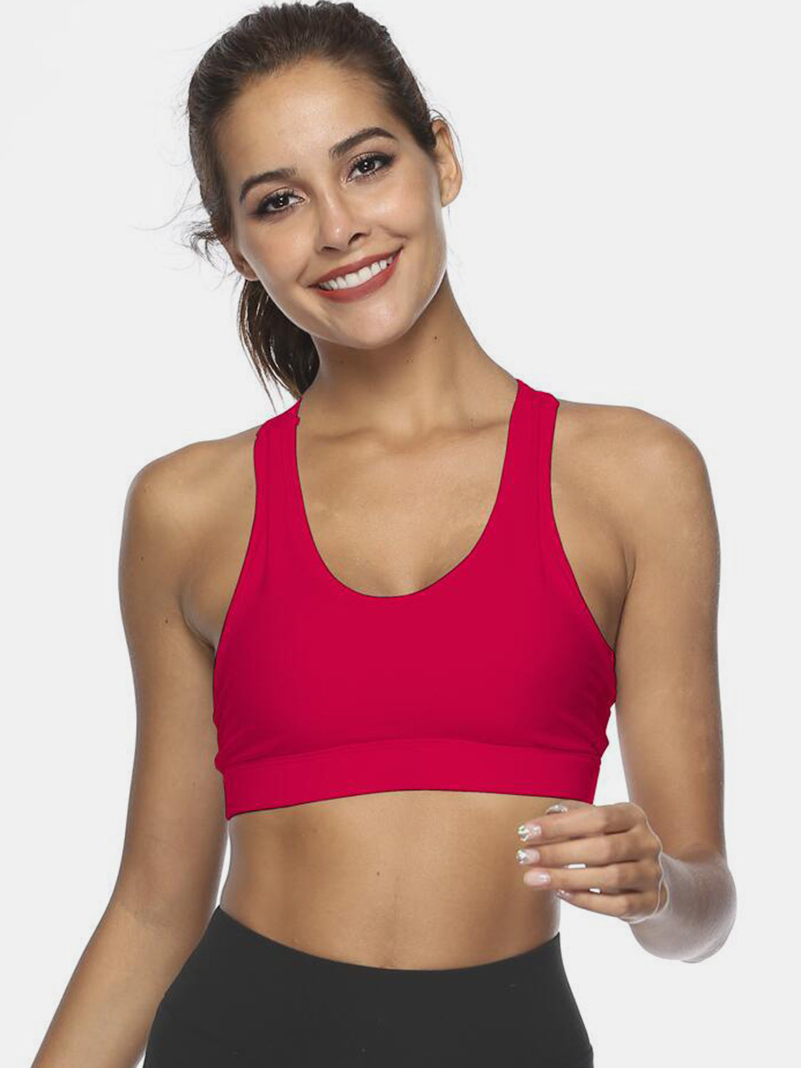 Active Tanktop mit U-Ausschnitt und Cut-Out