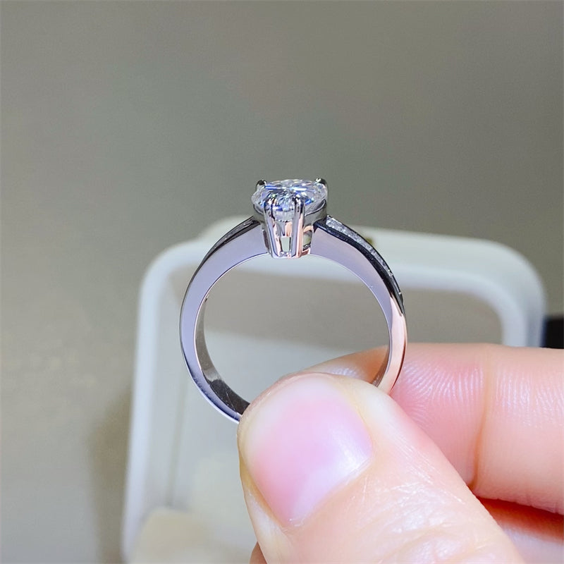 3 Carat Moissanite 925 Sterling Silver Ring