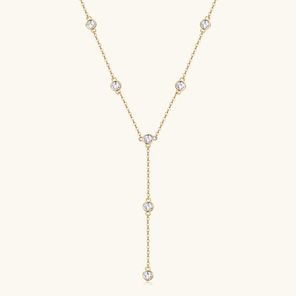 Collier en argent sterling 925 avec moissanite de 1,1 carat