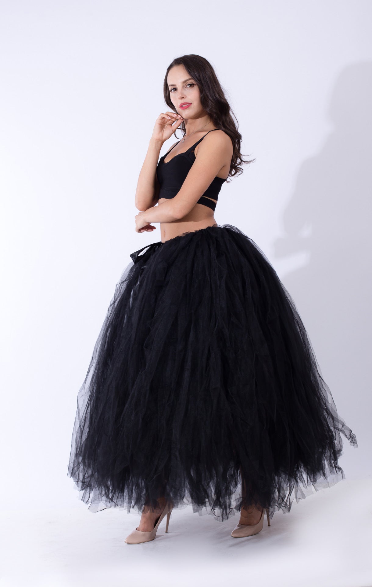 Pettiskirt Tutu Gauze Skirt Stage Performance Gauze Skirt Pregnant Women Photo Skirt