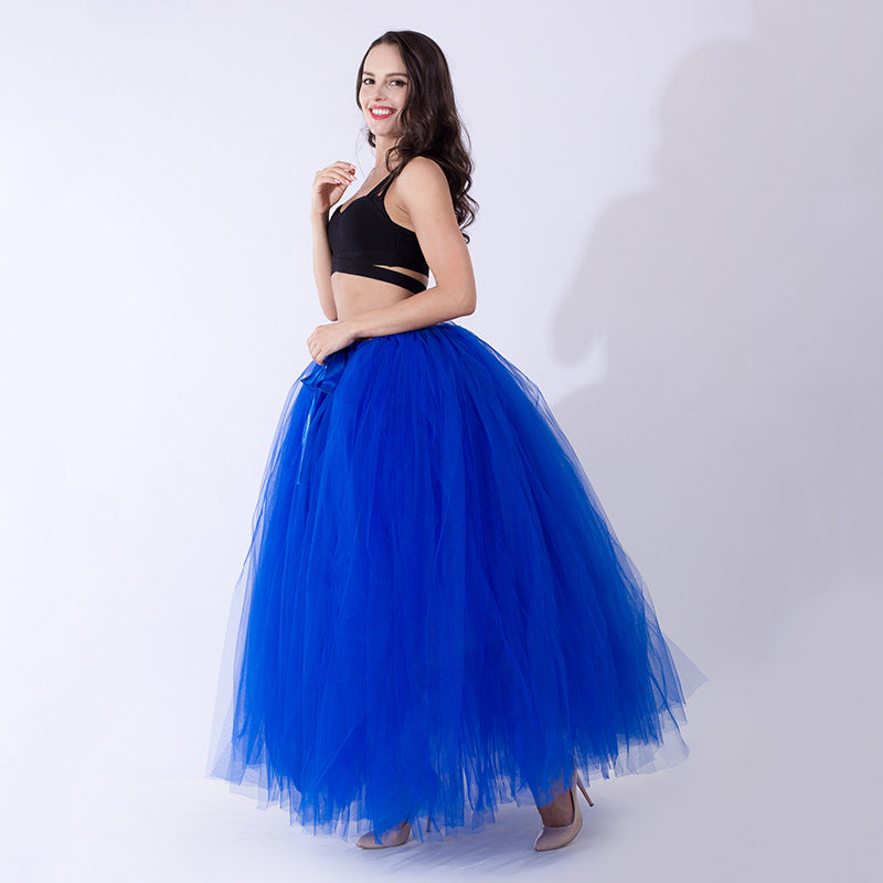 Pettiskirt Tutu Gauze Skirt Stage Performance Gauze Skirt Pregnant Women Photo Skirt