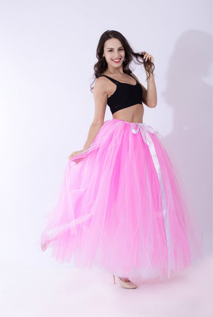 Pettiskirt Tutu Gauze Skirt Stage Performance Gauze Skirt Pregnant Women Photo Skirt