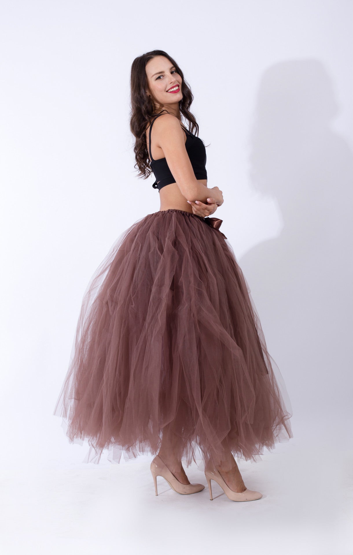 Pettiskirt Tutu Gauze Skirt Stage Performance Gauze Skirt Pregnant Women Photo Skirt