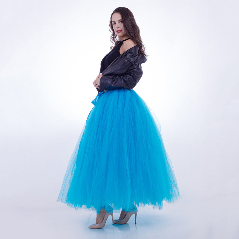 Pettiskirt Tutu Gauze Skirt Stage Performance Gauze Skirt Pregnant Women Photo Skirt