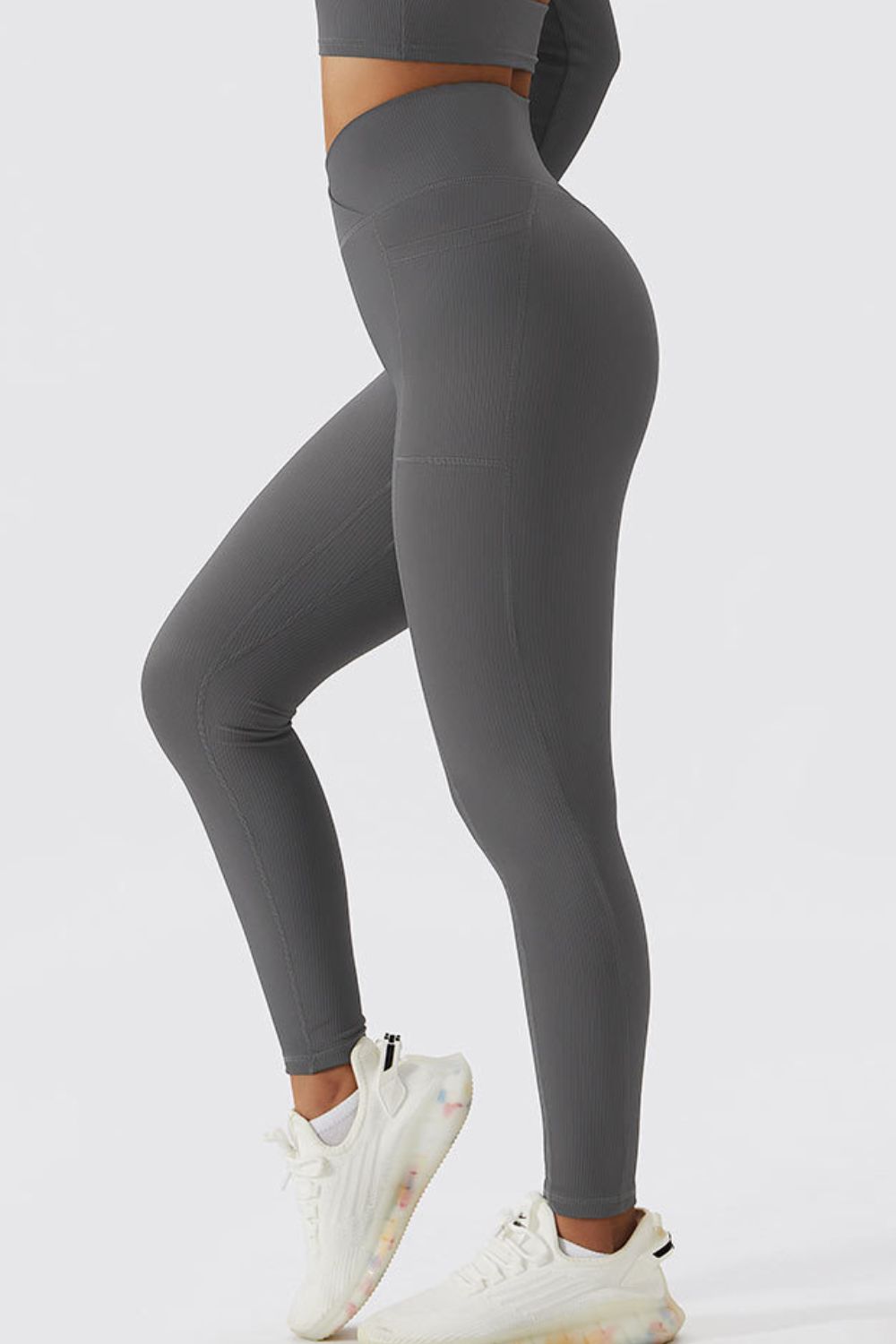 Basic Bae Crossover Waist Active Leggings