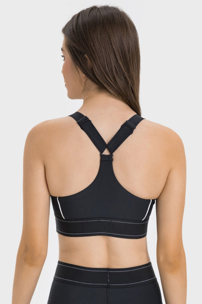 Soutien-gorge de sport contrasté Millennia