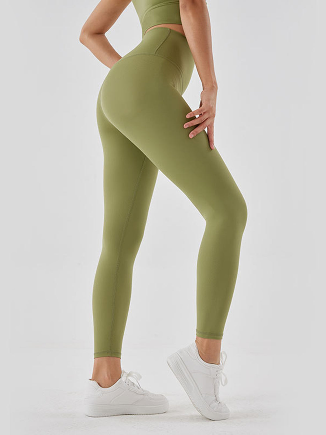 Legging de sport à taille large