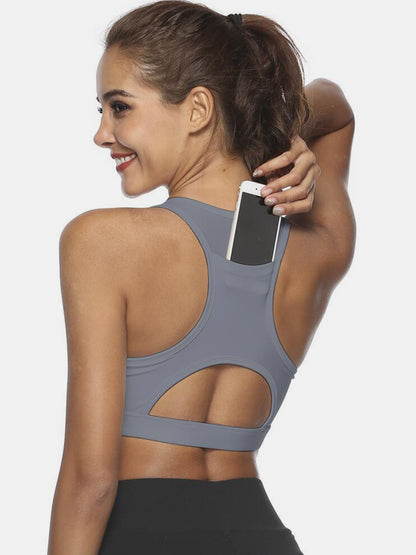 Active Tanktop mit U-Ausschnitt und Cut-Out