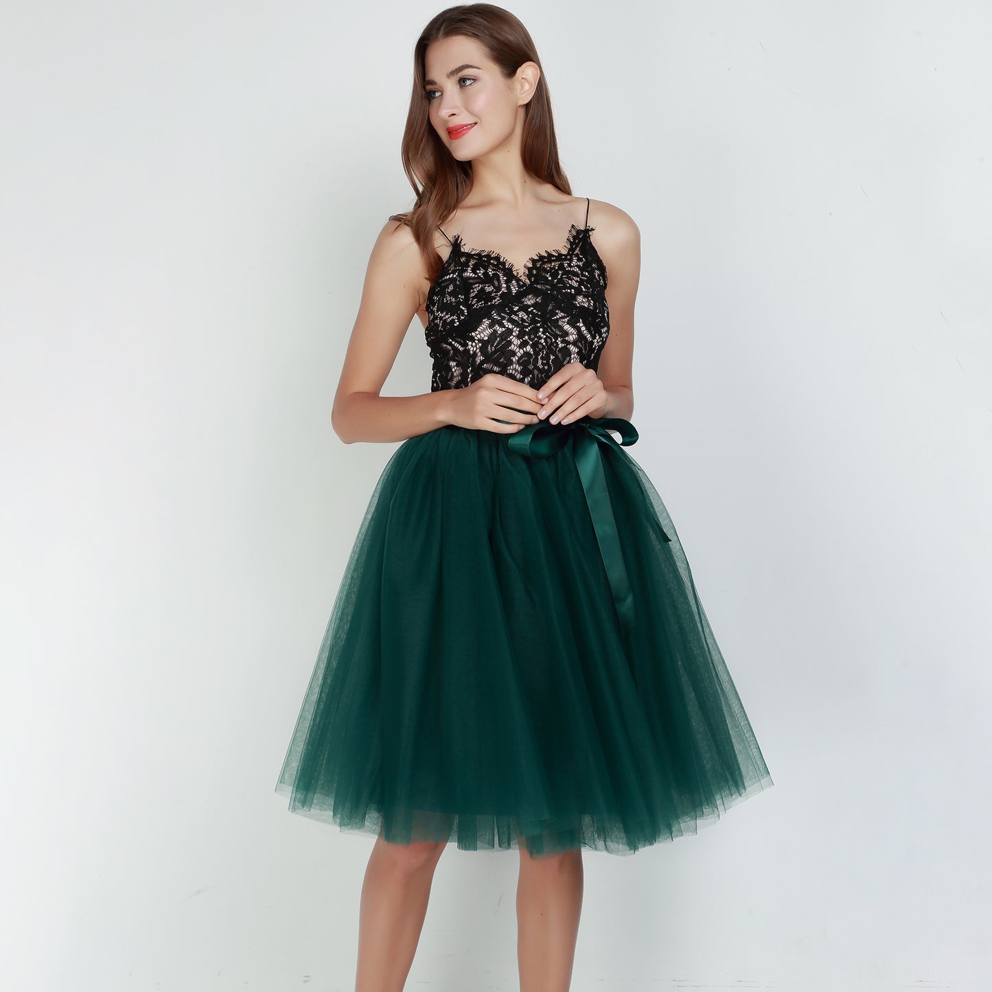 Multi Layer Tulle Skirt Gauzy Dance Dress Pettiskirt Tulle Skirt Tutu Gauze Skirt Belt