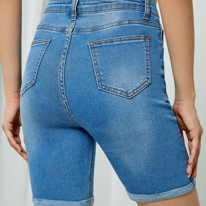 Short en jean pour femme Short moulant pour femme