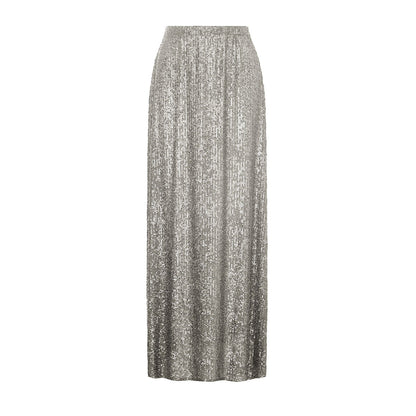 Sequined Skirt Women Street Trendy Long Sexy Sequined Skirt