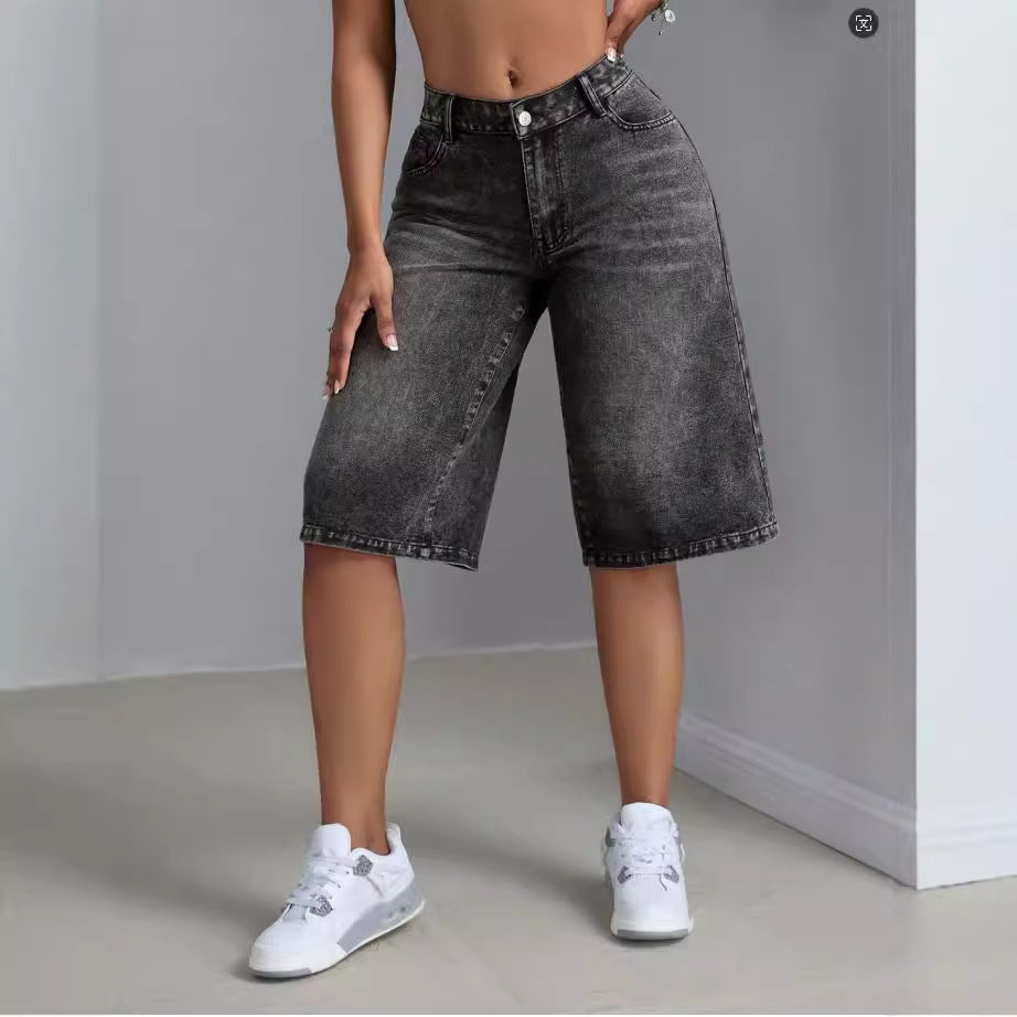 Vêtements pour femmes Pantalons larges de rue en denim