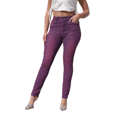 Vêtements pour femmes Lavage de pantalons skinny Jeans taille haute pour femmes