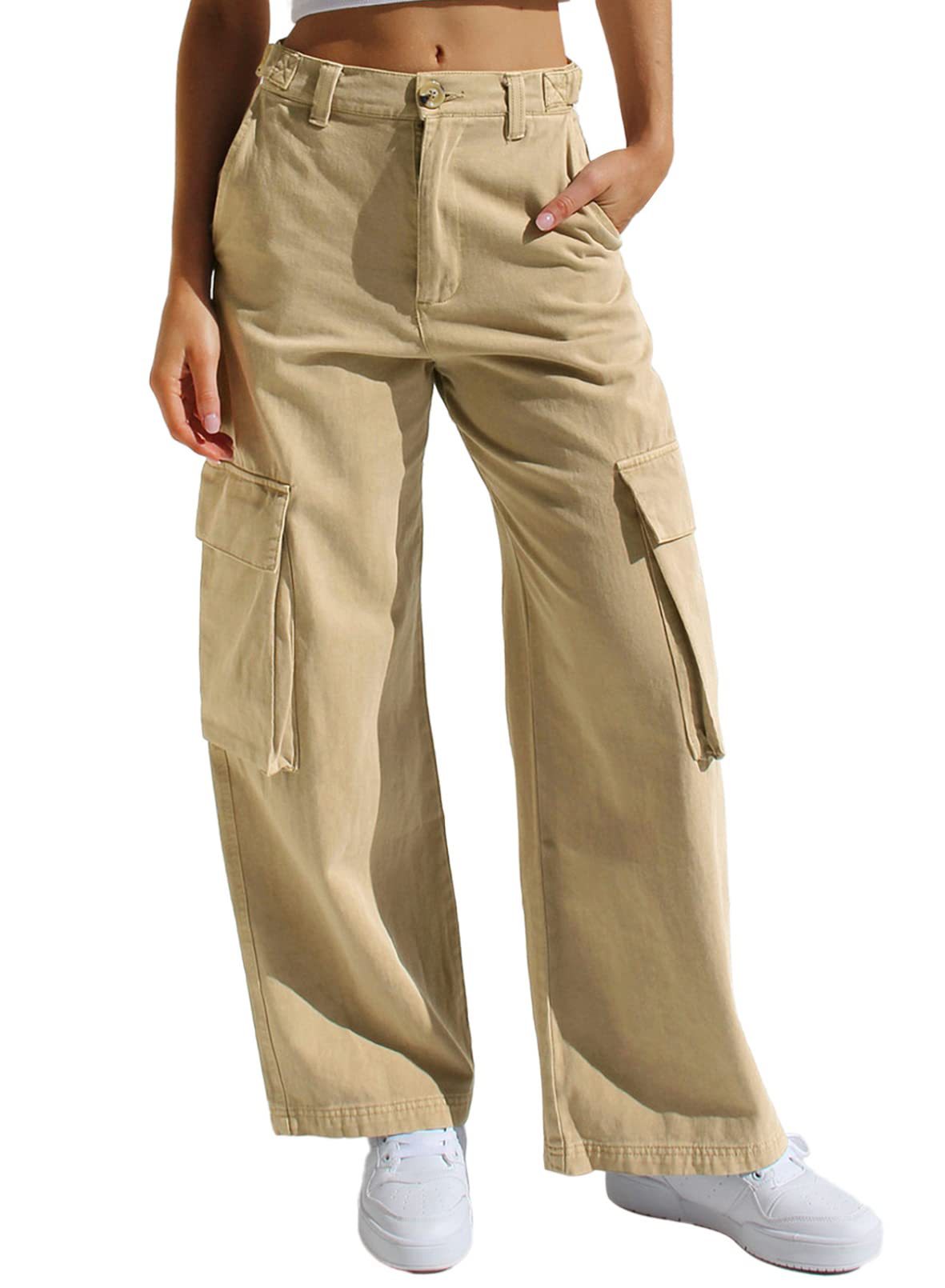 Multi Pocket Workwear Jeans Women