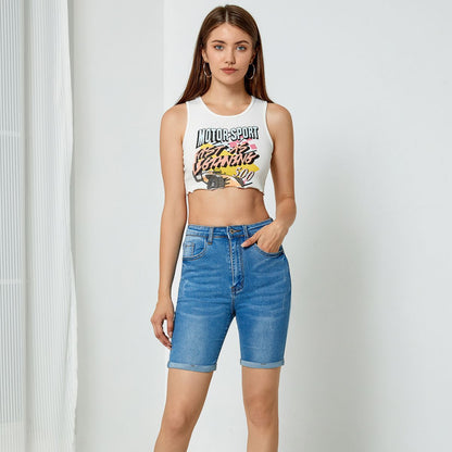 Short en jean pour femme Short moulant pour femme