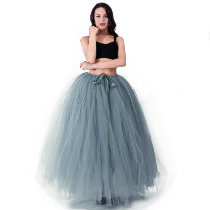 Pettiskirt Tutu Gauze Skirt Stage Performance Gauze Skirt Pregnant Women Photo Skirt