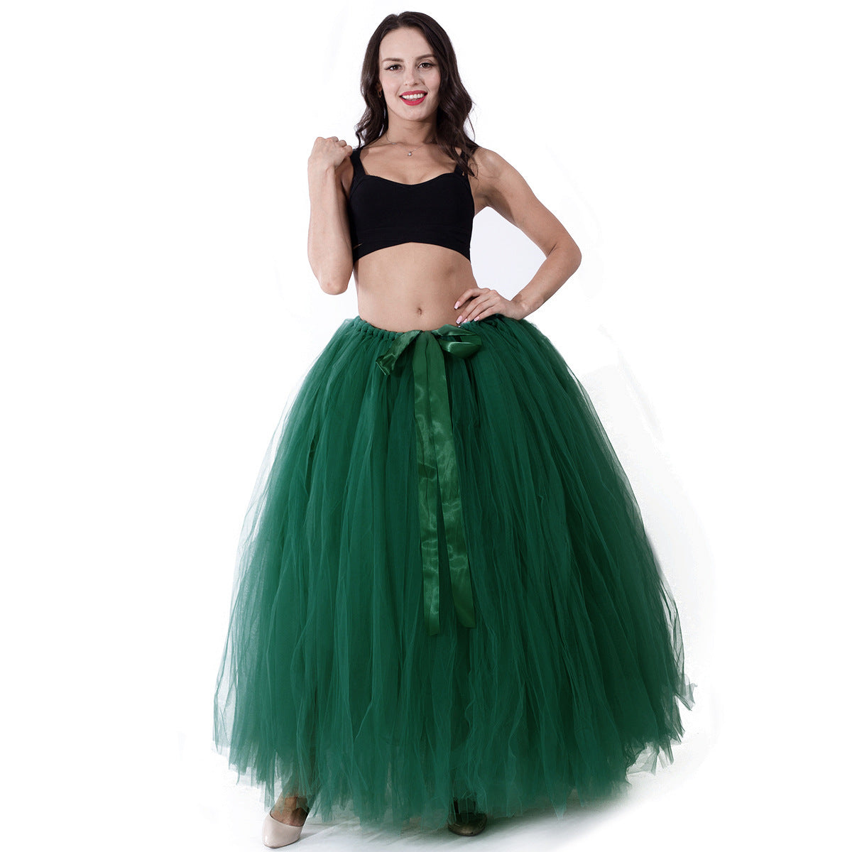 Pettiskirt Tutu Gauze Skirt Stage Performance Gauze Skirt Pregnant Women Photo Skirt