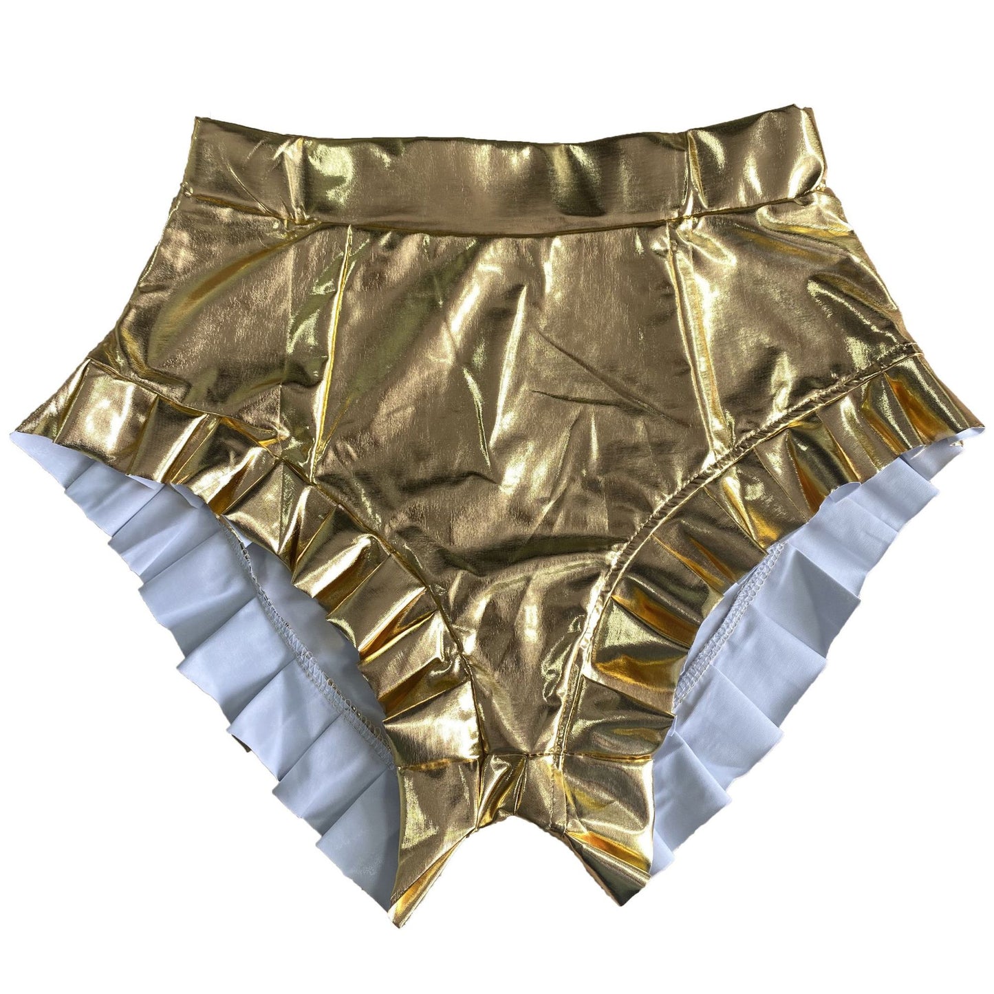 Vêtements pour femmes Pantalons sexy à volants plissés Shorts sexy brillants Uniformes de discothèque