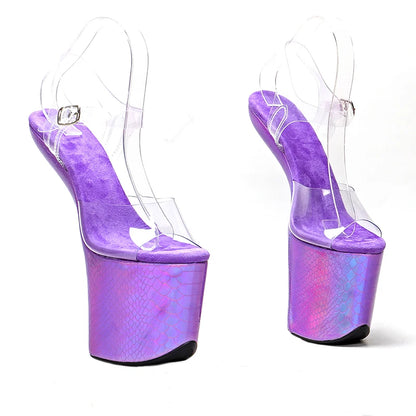 Leecabe Sexy  Stripper young trend fashion color pole dance shoes,no heel