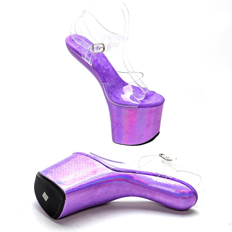 Leecabe Sexy  Stripper young trend fashion color pole dance shoes,no heel