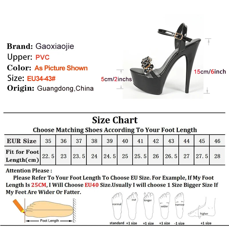 Chaussures de mariage à talons hauts brillants et gros diamants pour l'été, sandales de spectacle, rose rouge, plateforme de 5 cm, 15 cm, chaussures pour femmes, chaussures de strip-teaseuse fétichistes