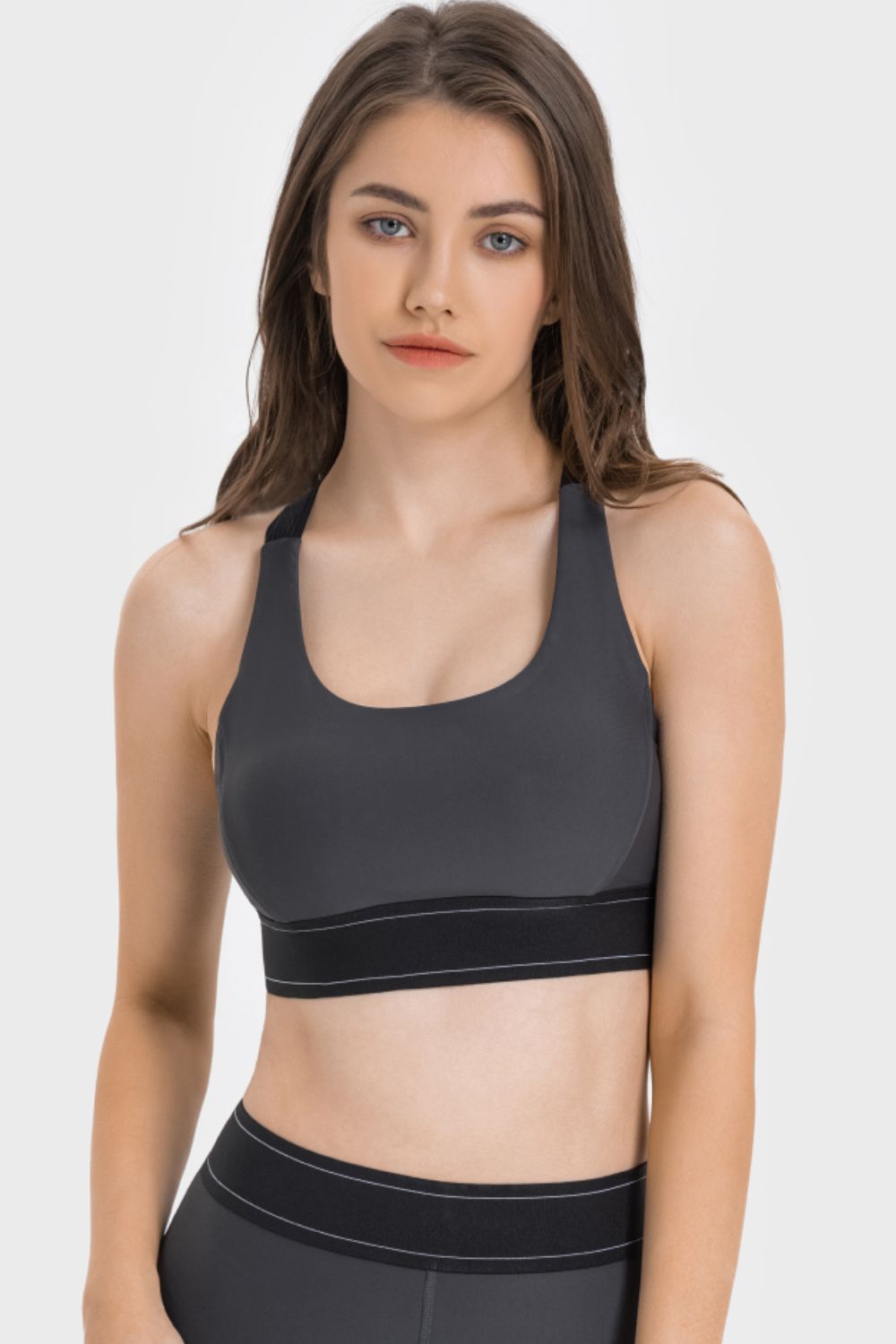 Soutien-gorge de sport contrasté Millennia